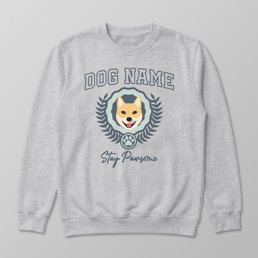 Stay Pawsome: Personalized {breedFullName} Sweatshirt