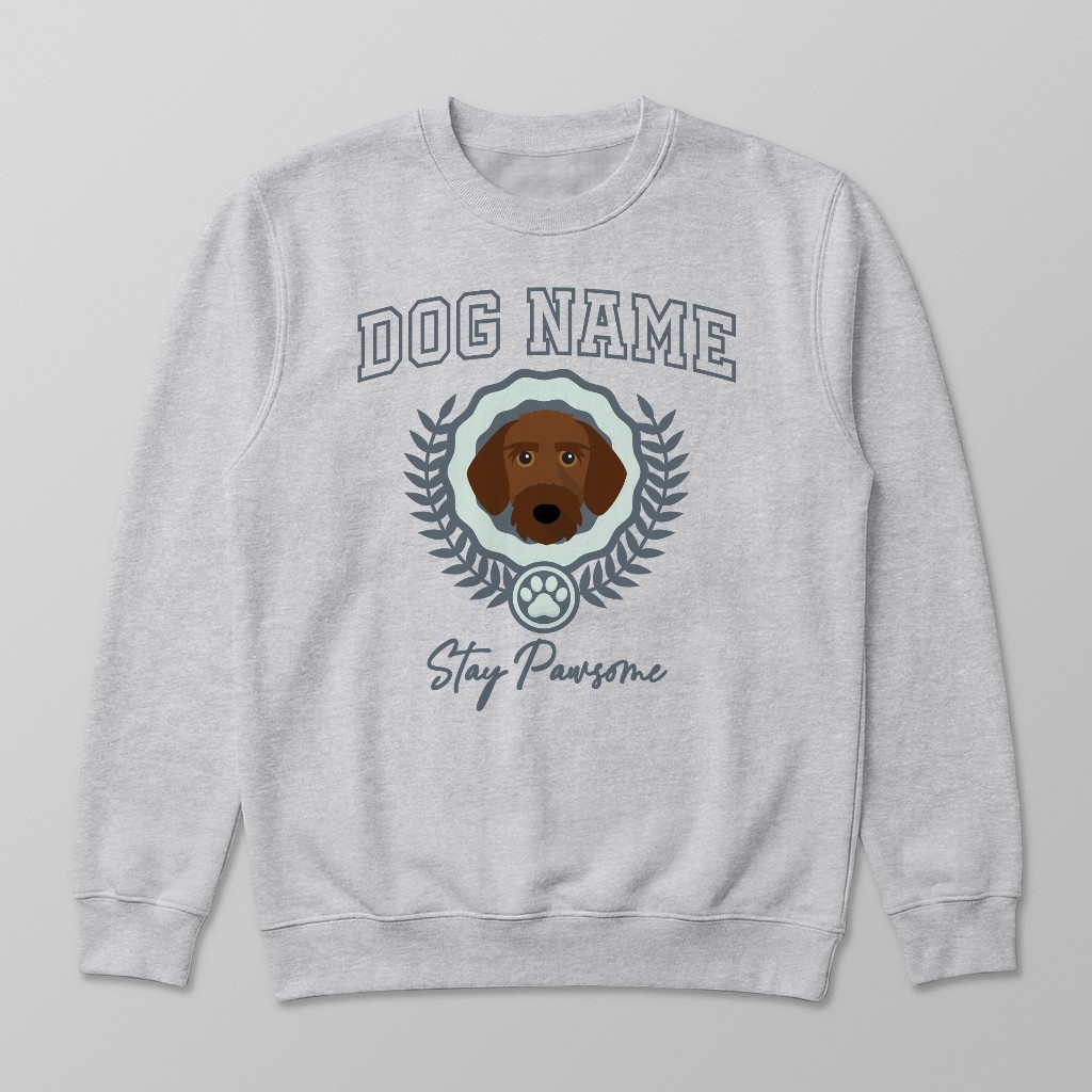 Stay Pawsome: Personalized {breedFullName} Sweatshirt