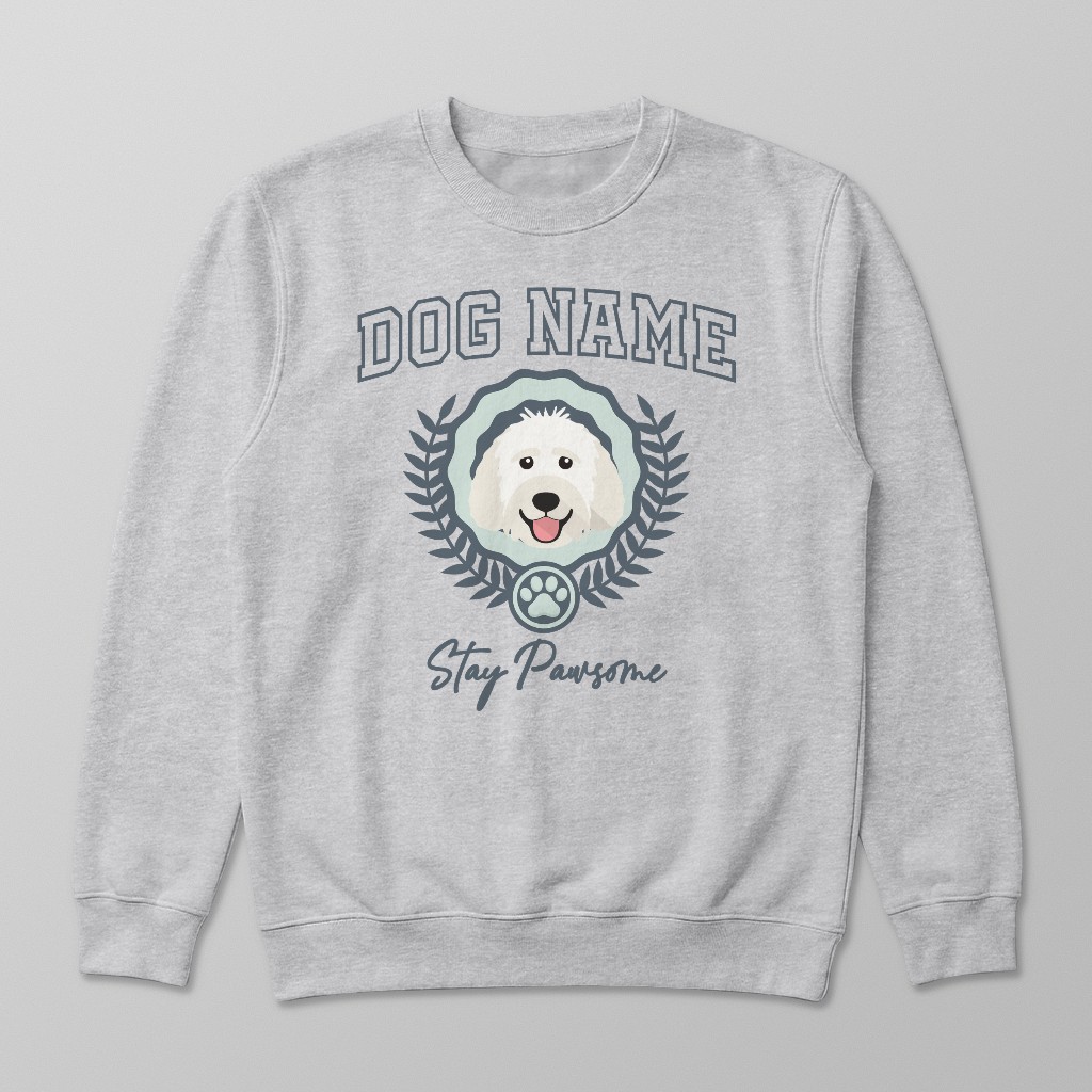 Stay Pawsome: Personalized {breedFullName} Sweatshirt