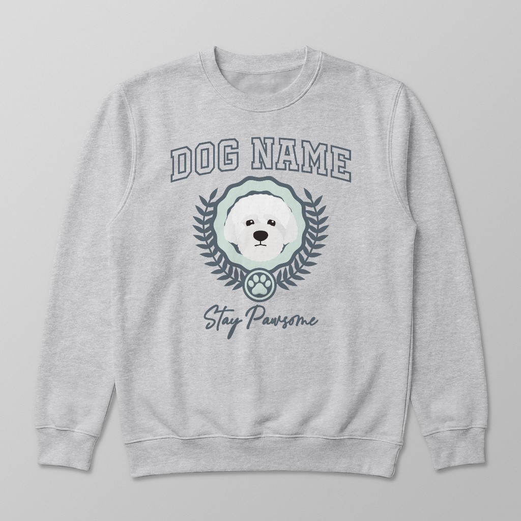 Stay Pawsome: Personalized {breedFullName} Sweatshirt