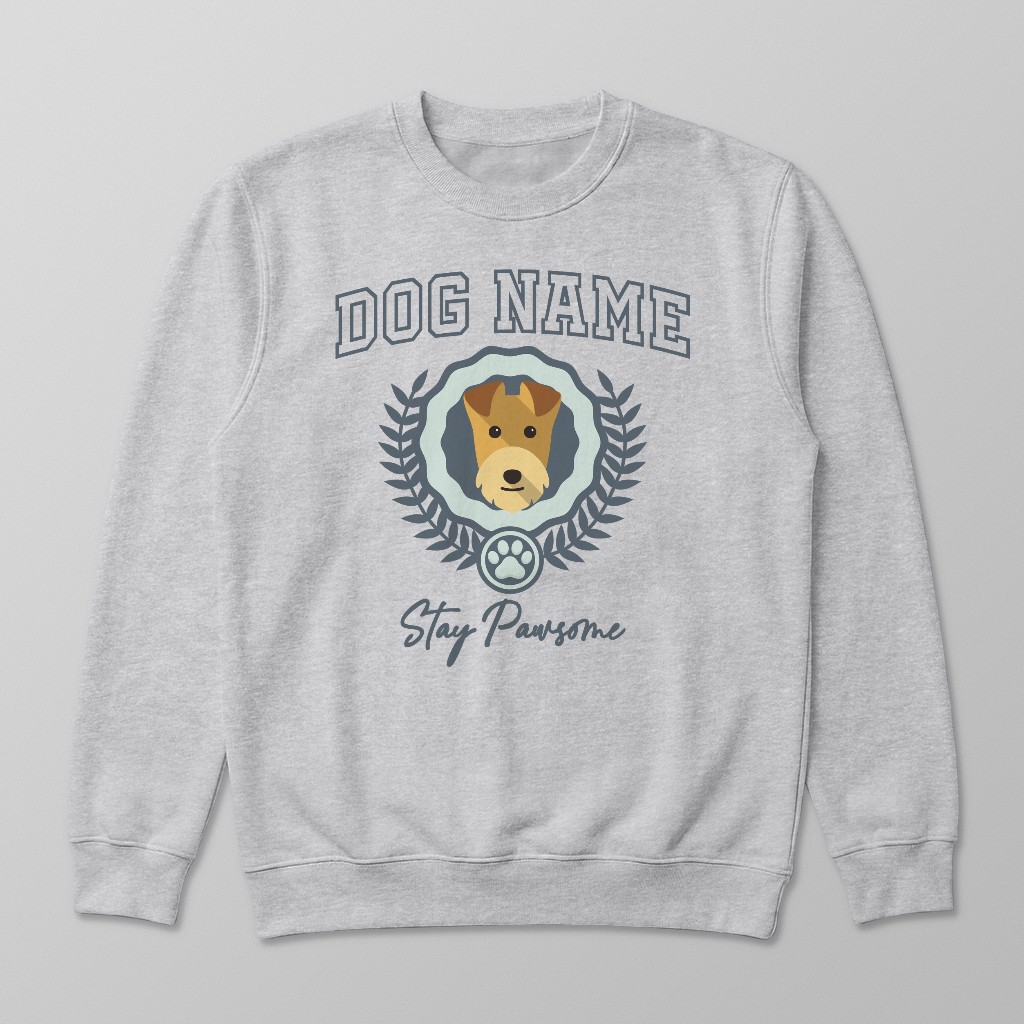 Stay Pawsome: Personalized {breedFullName} Sweatshirt
