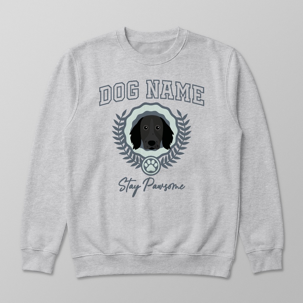 Stay Pawsome: Personalized {breedFullName} Sweatshirt