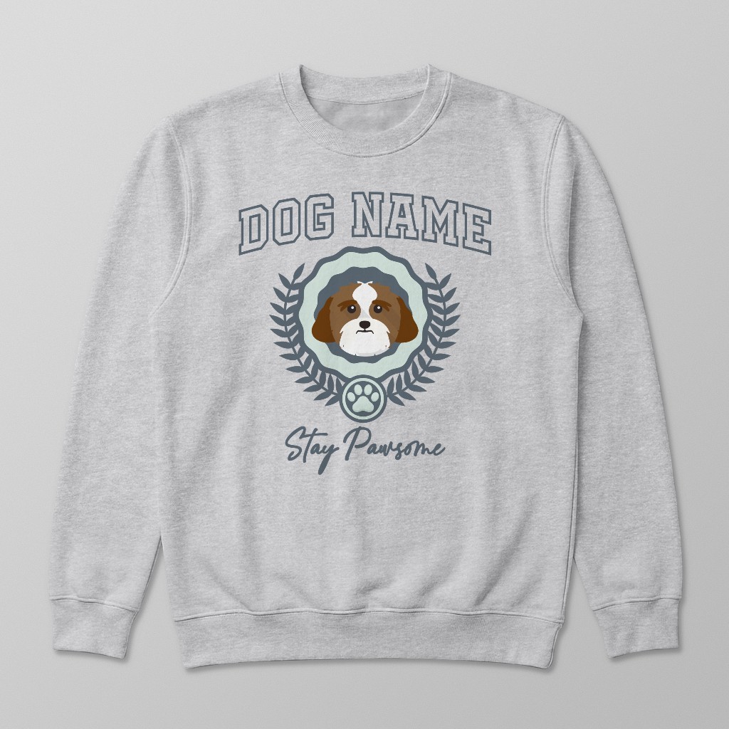 Stay Pawsome: Personalized {breedFullName} Sweatshirt