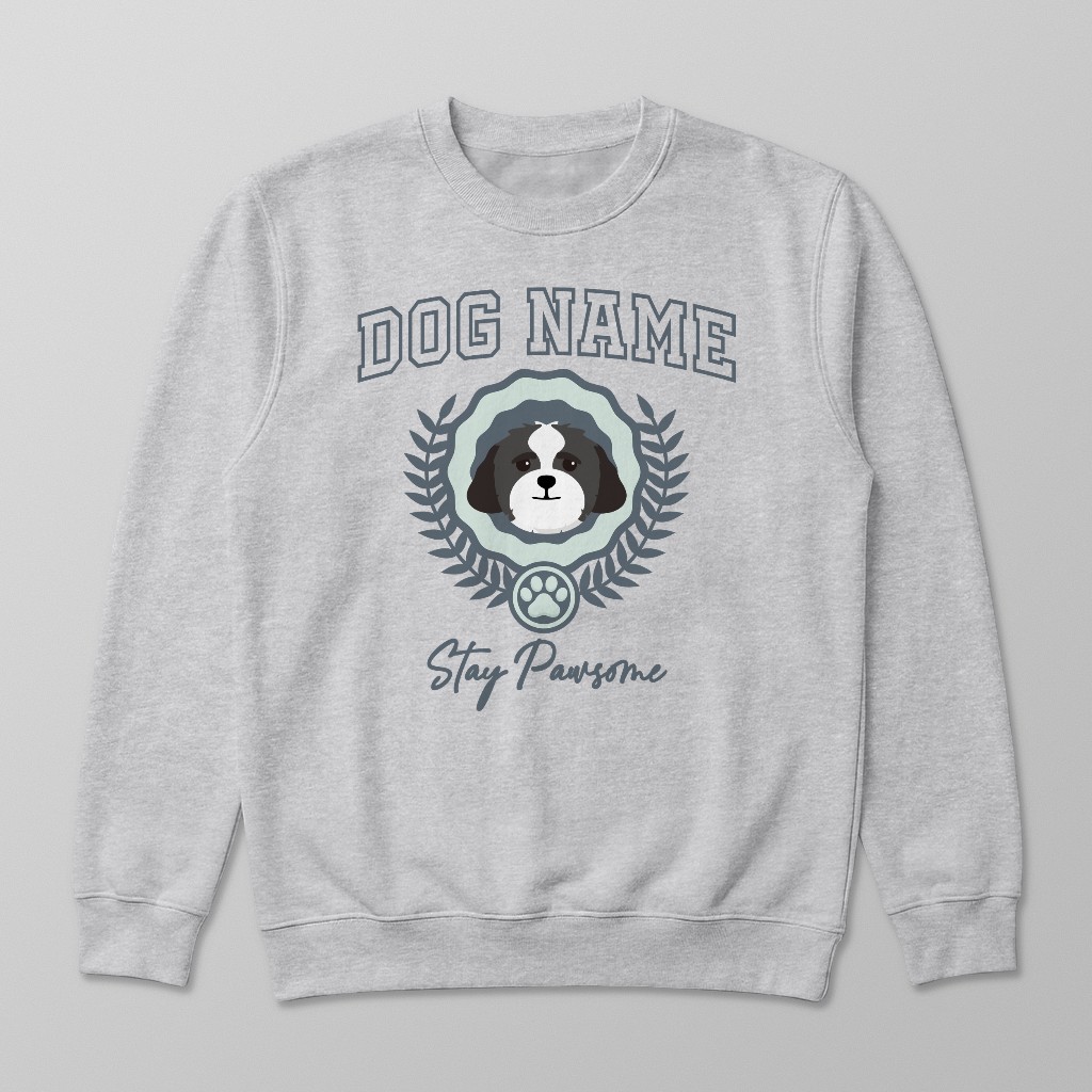 Stay Pawsome: Personalized {breedFullName} Sweatshirt