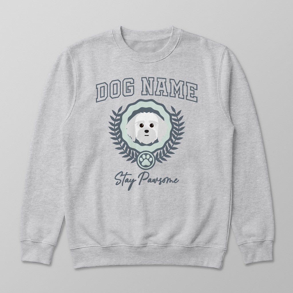 Stay Pawsome: Personalized {breedFullName} Sweatshirt