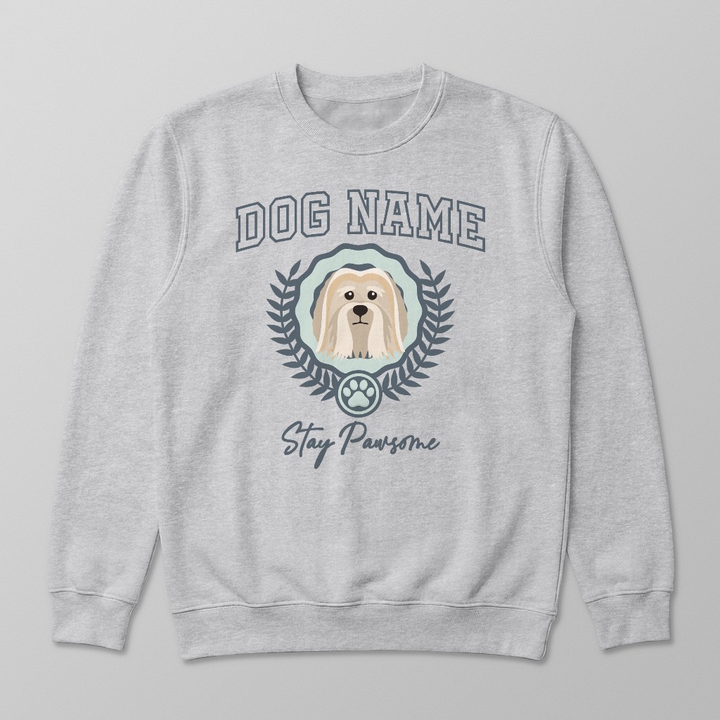 Stay Pawsome: Personalized {breedFullName} Sweatshirt