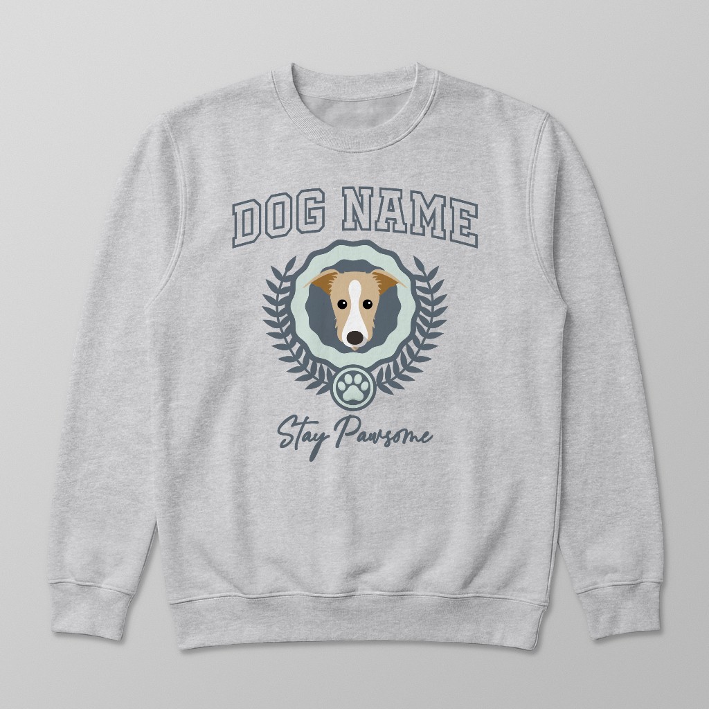 Stay Pawsome: Personalized {breedFullName} Sweatshirt
