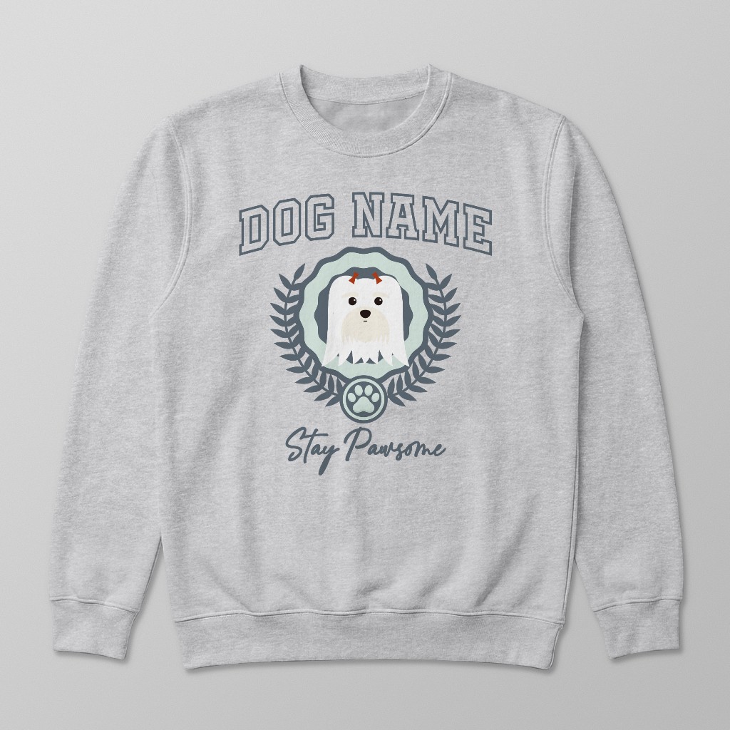 Stay Pawsome: Personalized {breedFullName} Sweatshirt