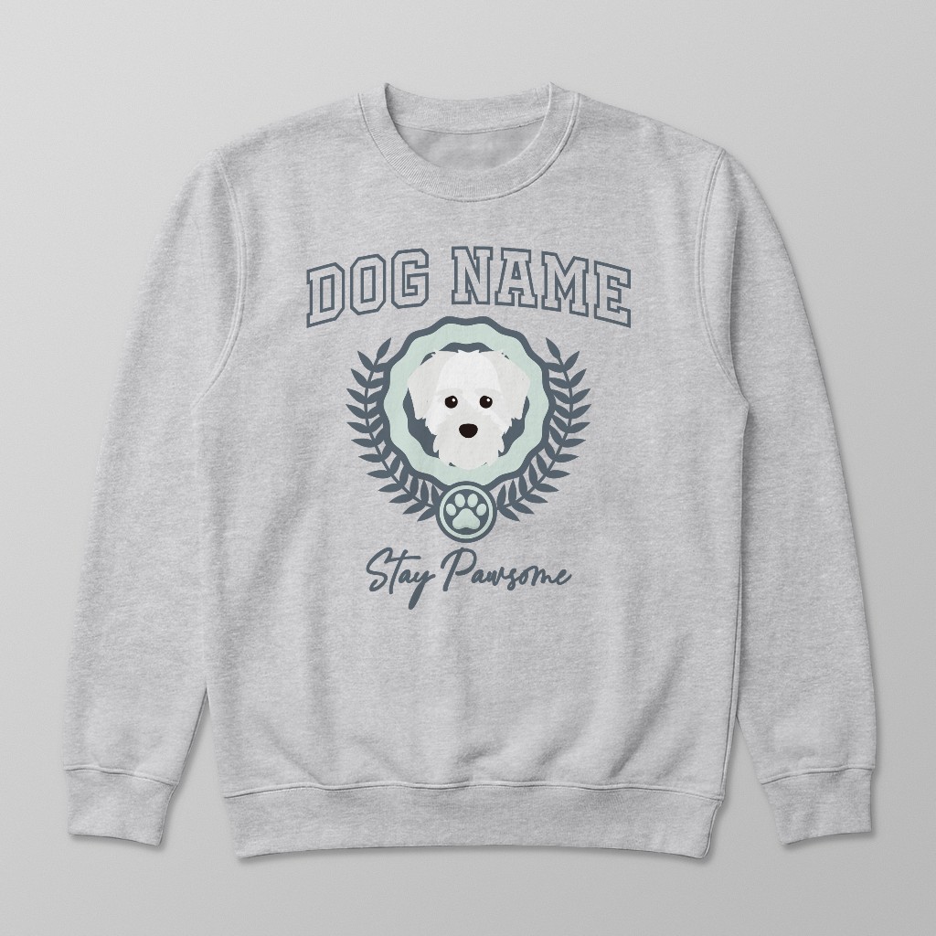 Stay Pawsome: Personalized {breedFullName} Sweatshirt