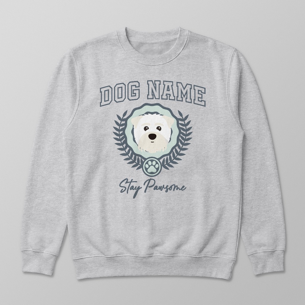 Stay Pawsome: Personalized {breedFullName} Sweatshirt