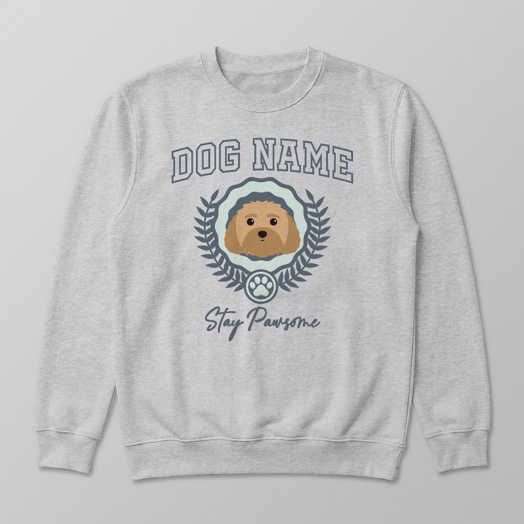 Stay Pawsome: Personalized {breedFullName} Sweatshirt