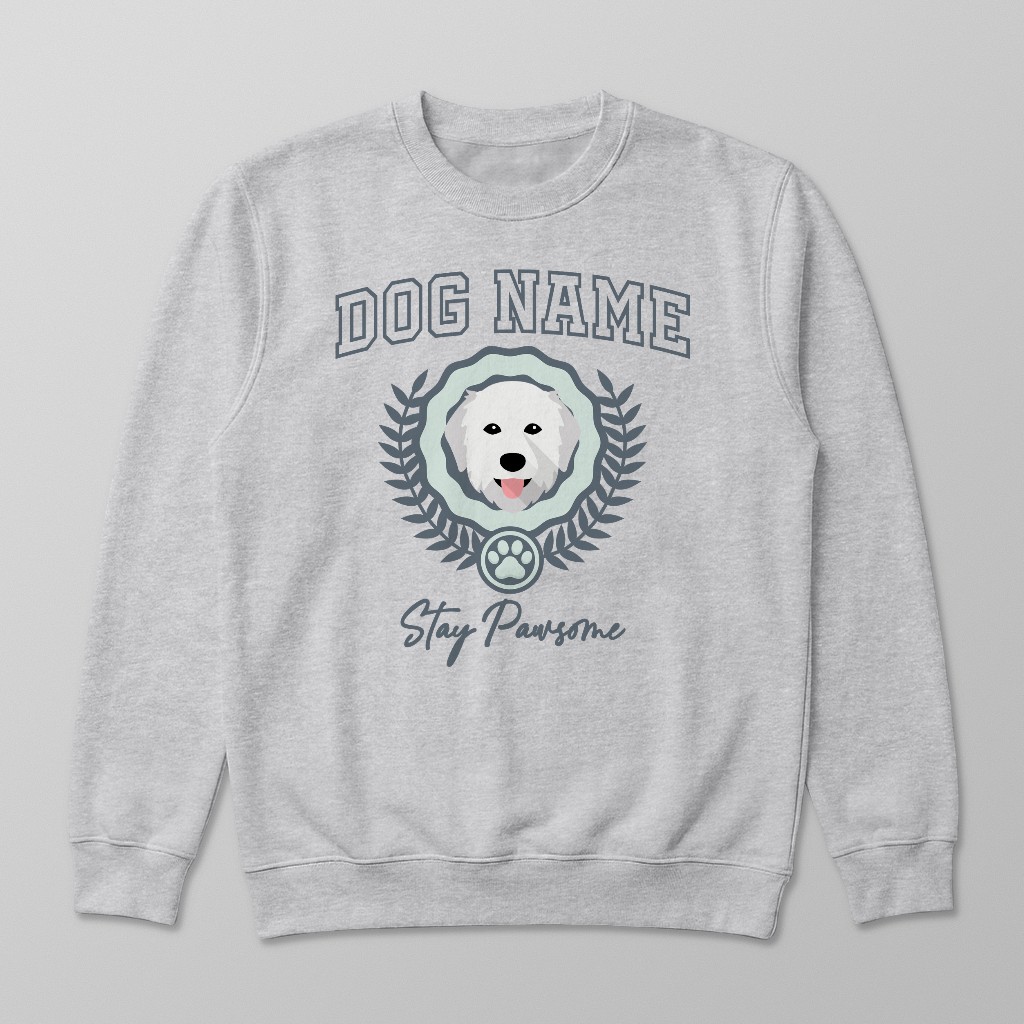 Stay Pawsome: Personalized {breedFullName} Sweatshirt