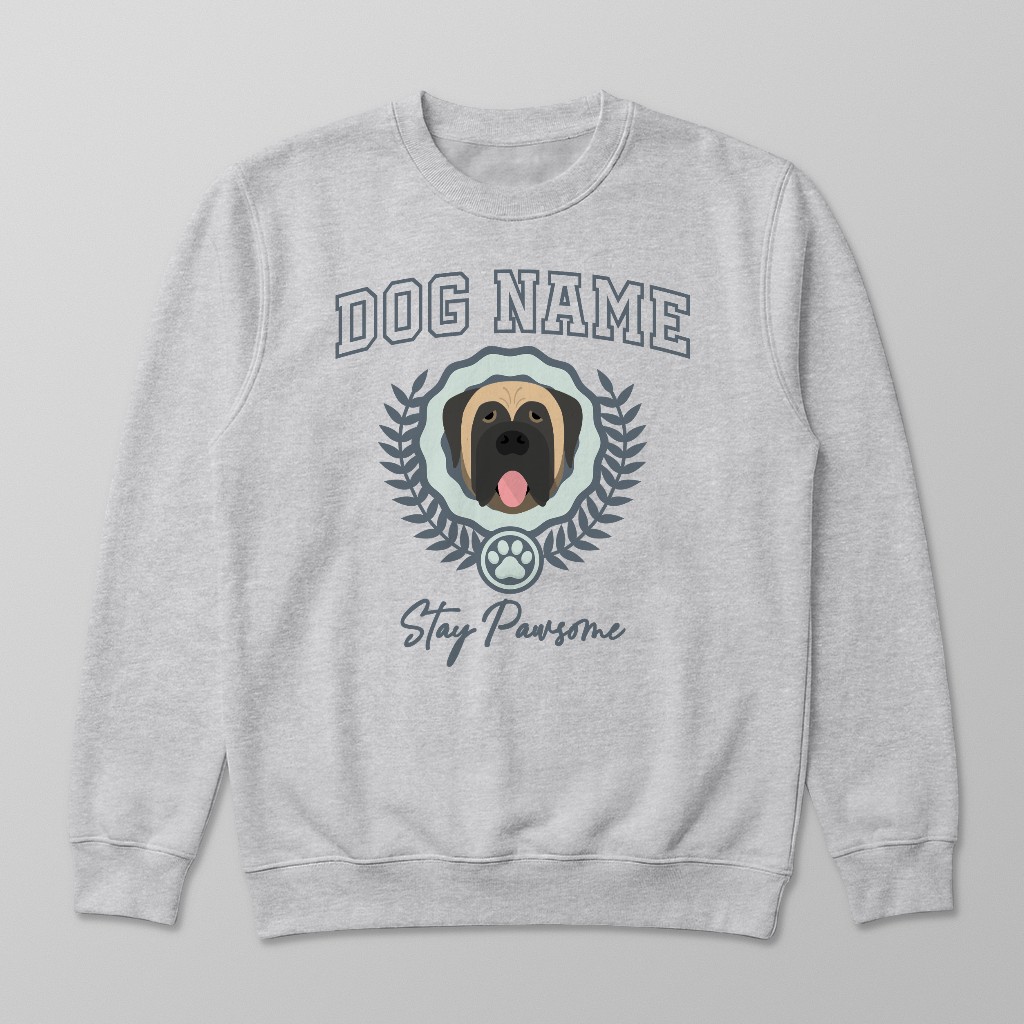 Stay Pawsome: Personalized {breedFullName} Sweatshirt
