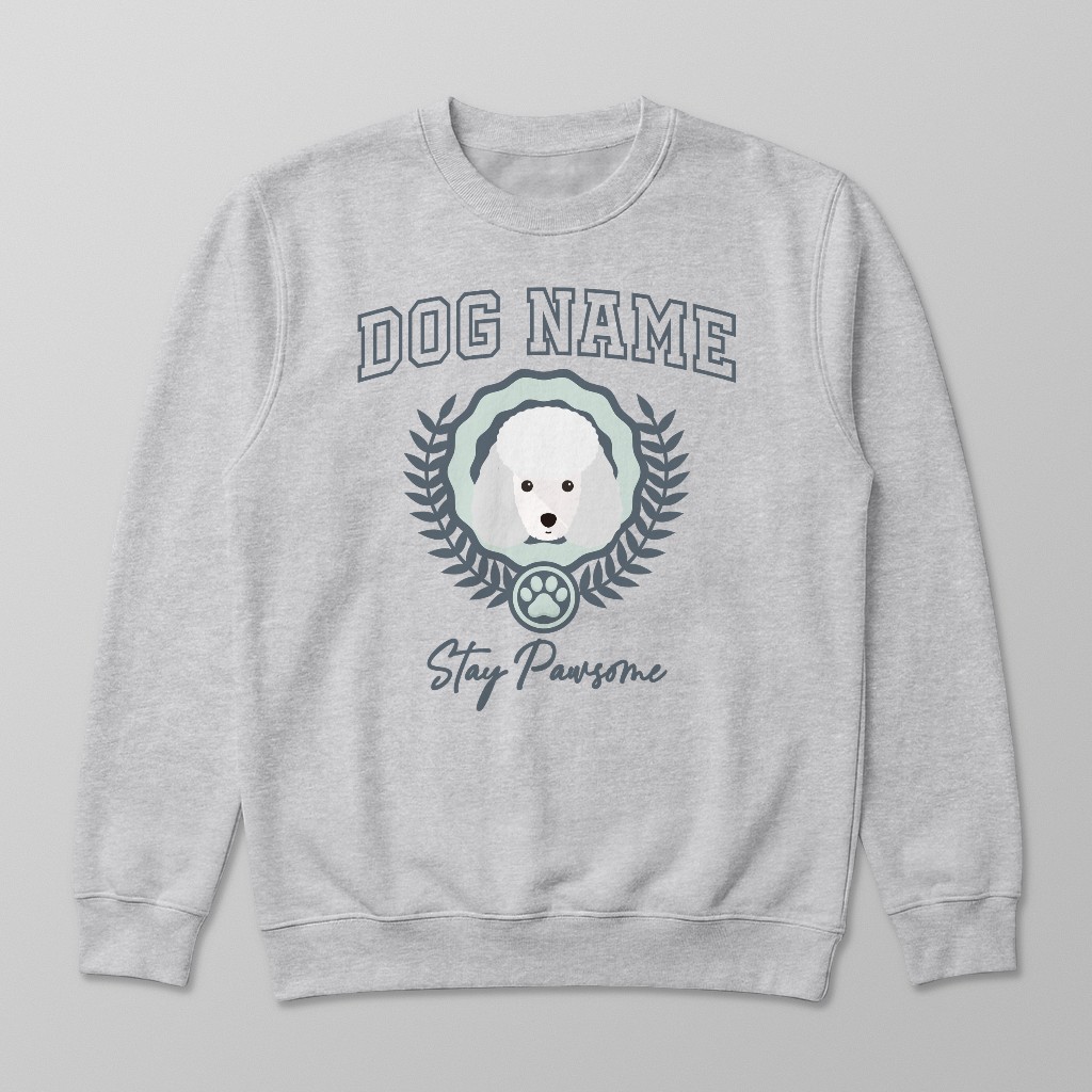 Stay Pawsome: Personalized {breedFullName} Sweatshirt