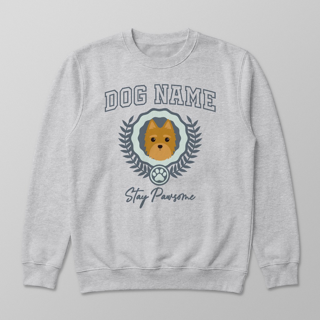 Stay Pawsome: Personalized {breedFullName} Sweatshirt