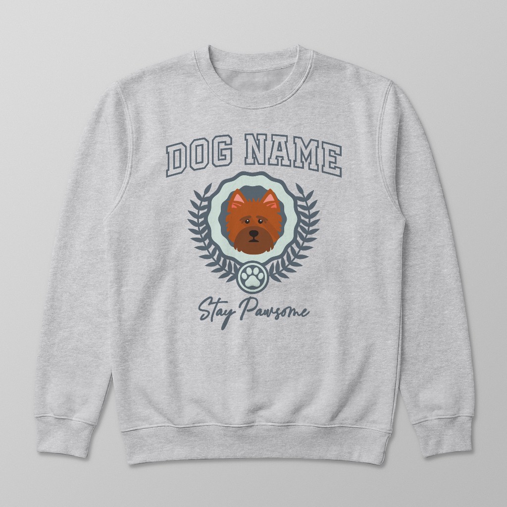 Stay Pawsome: Personalized {breedFullName} Sweatshirt