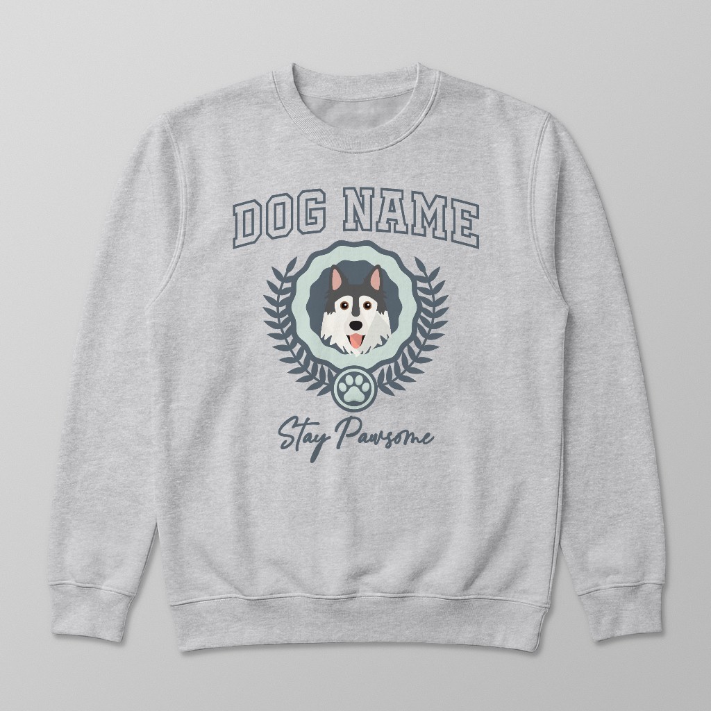Stay Pawsome: Personalized {breedFullName} Sweatshirt