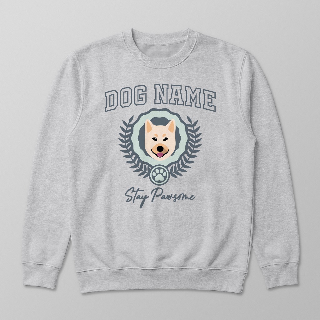 Stay Pawsome: Personalized {breedFullName} Sweatshirt
