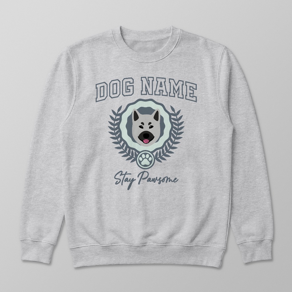 Stay Pawsome: Personalized {breedFullName} Sweatshirt