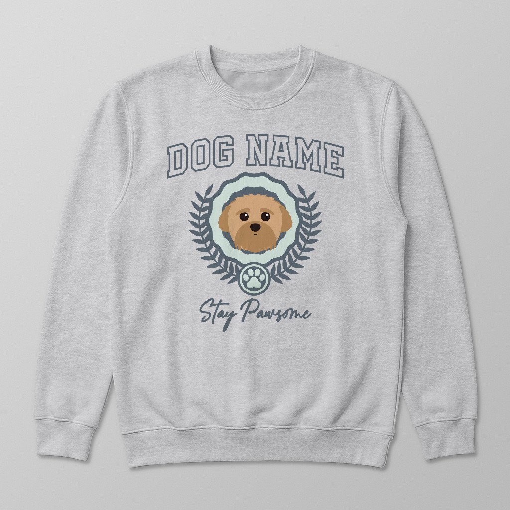 Stay Pawsome: Personalized {breedFullName} Sweatshirt
