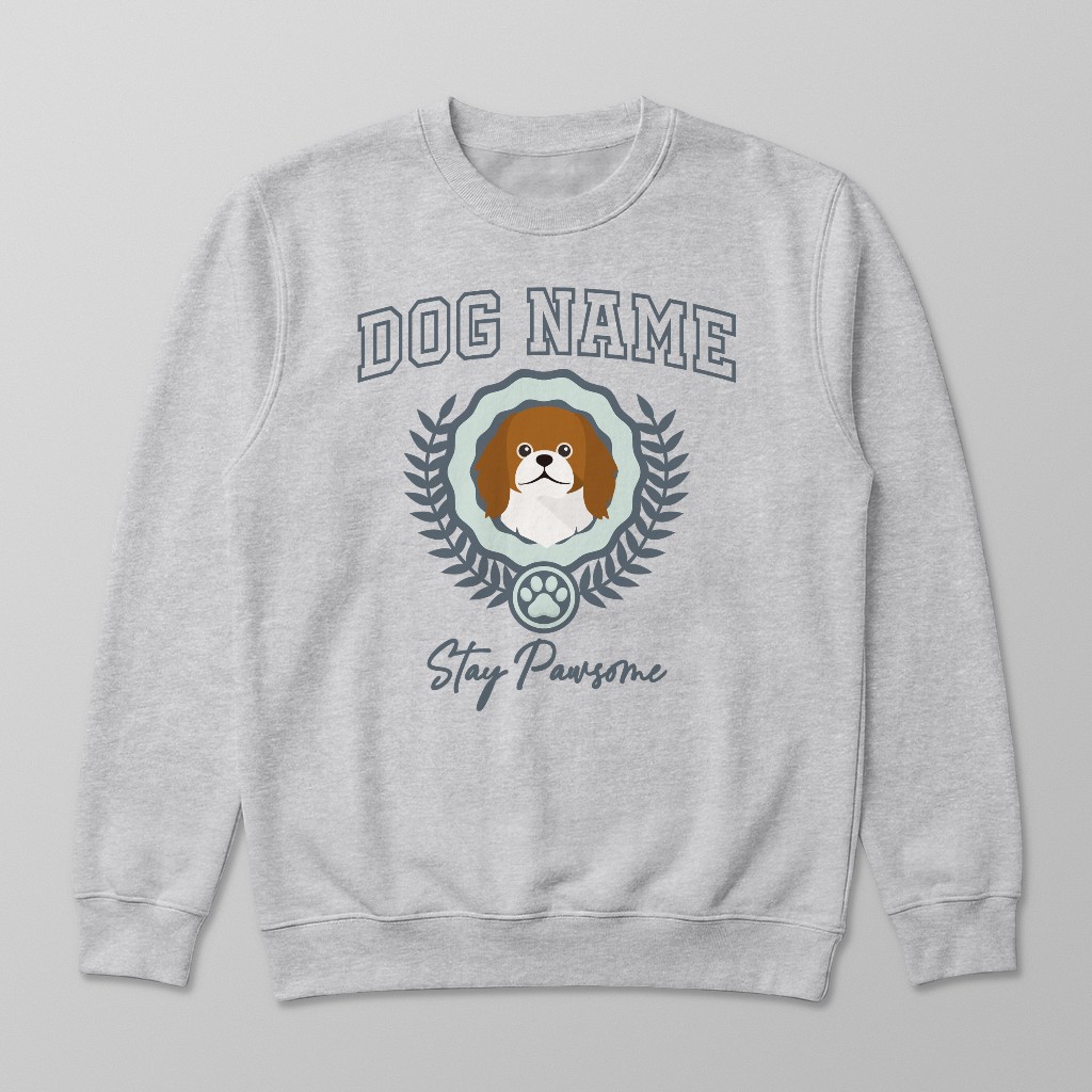 Stay Pawsome: Personalized {breedFullName} Sweatshirt