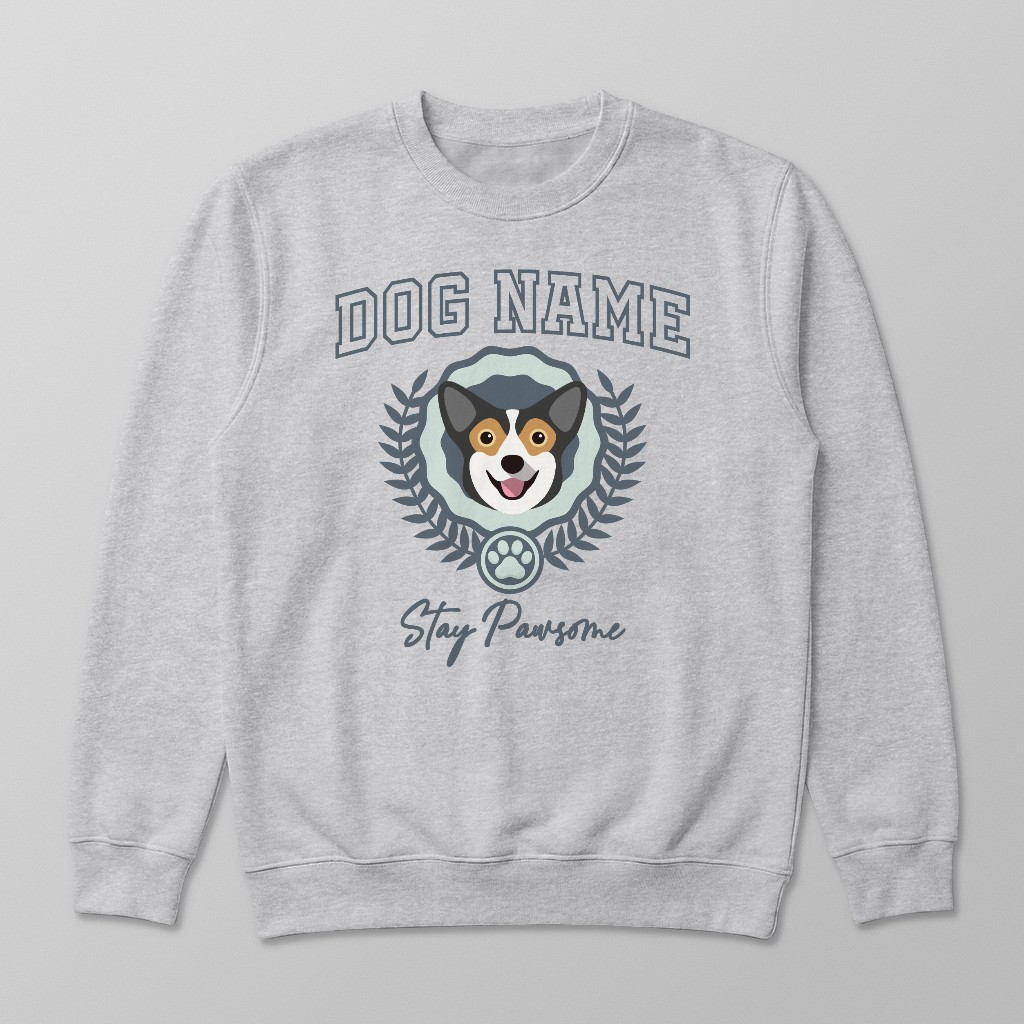 Stay Pawsome: Personalized {breedFullName} Sweatshirt