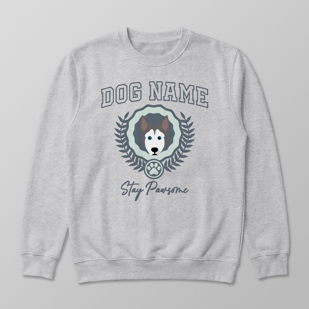 Stay Pawsome: Personalized {breedFullName} Sweatshirt