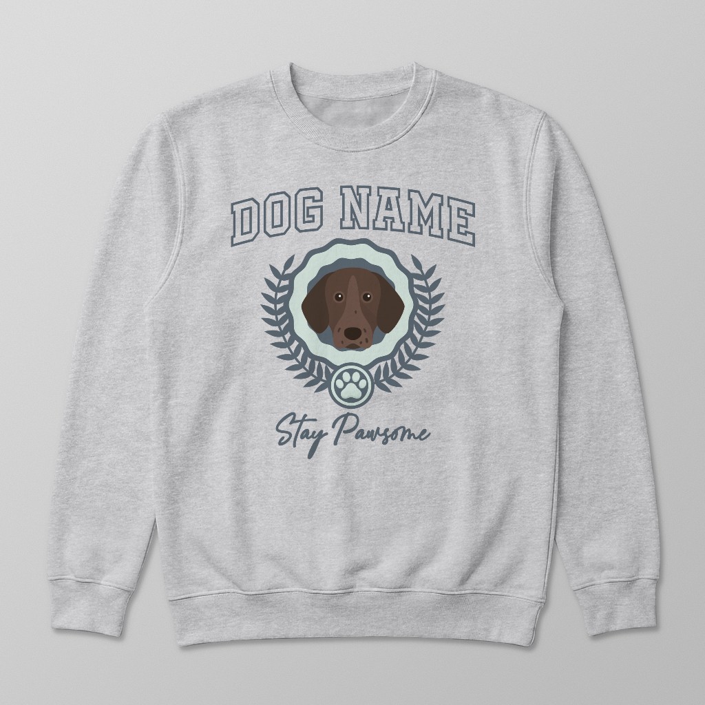Stay Pawsome: Personalized {breedFullName} Sweatshirt