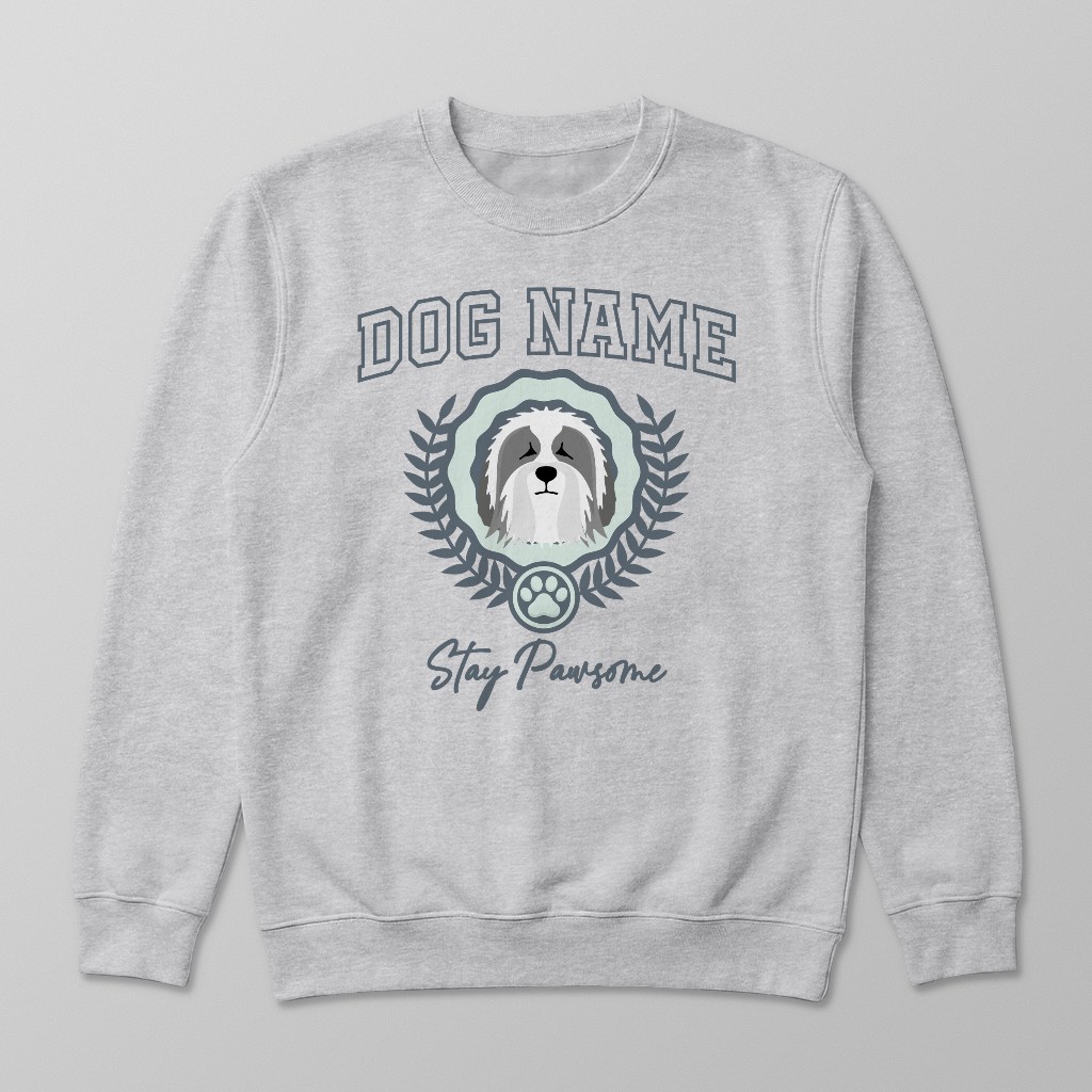 Stay Pawsome: Personalised {breedFullName} Sweatshirt