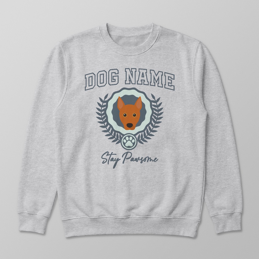 Stay Pawsome: Personalized {breedFullName} Sweatshirt