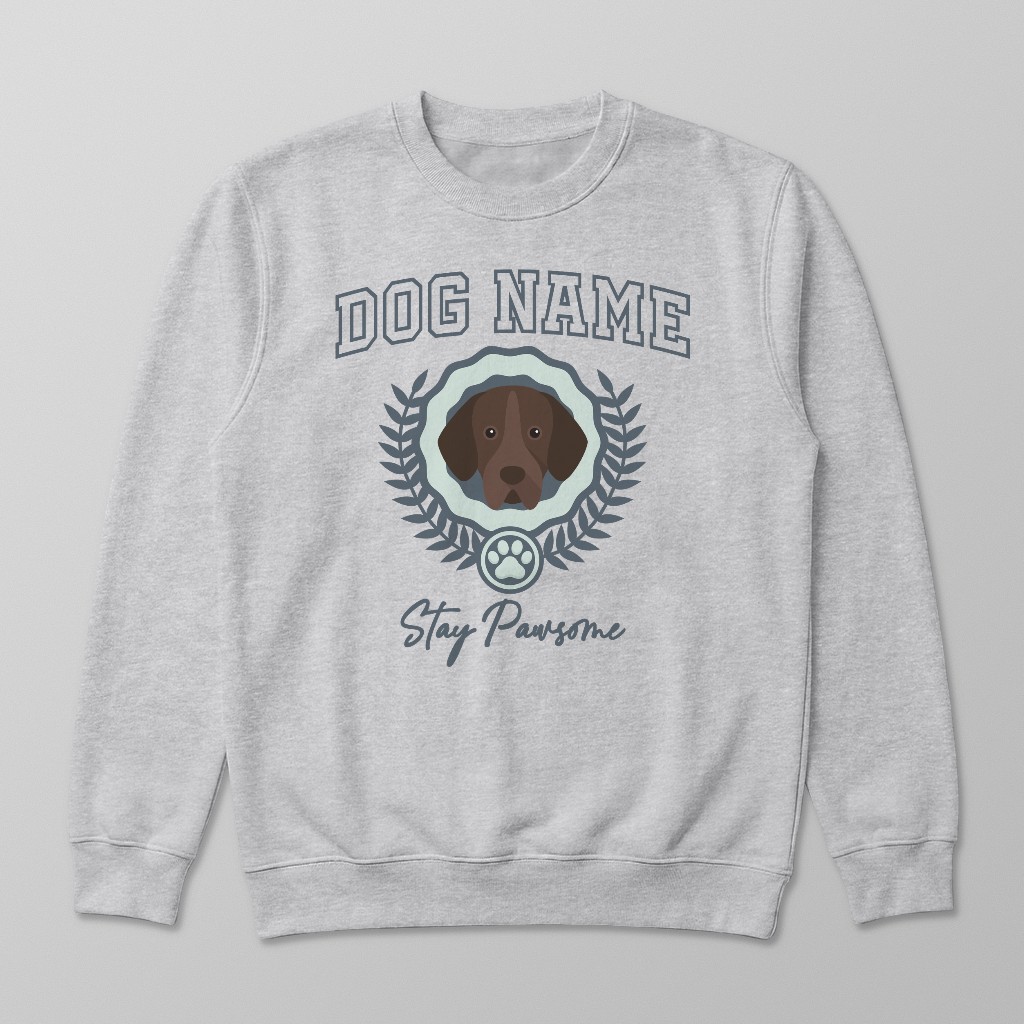 Stay Pawsome: Personalized {breedFullName} Sweatshirt