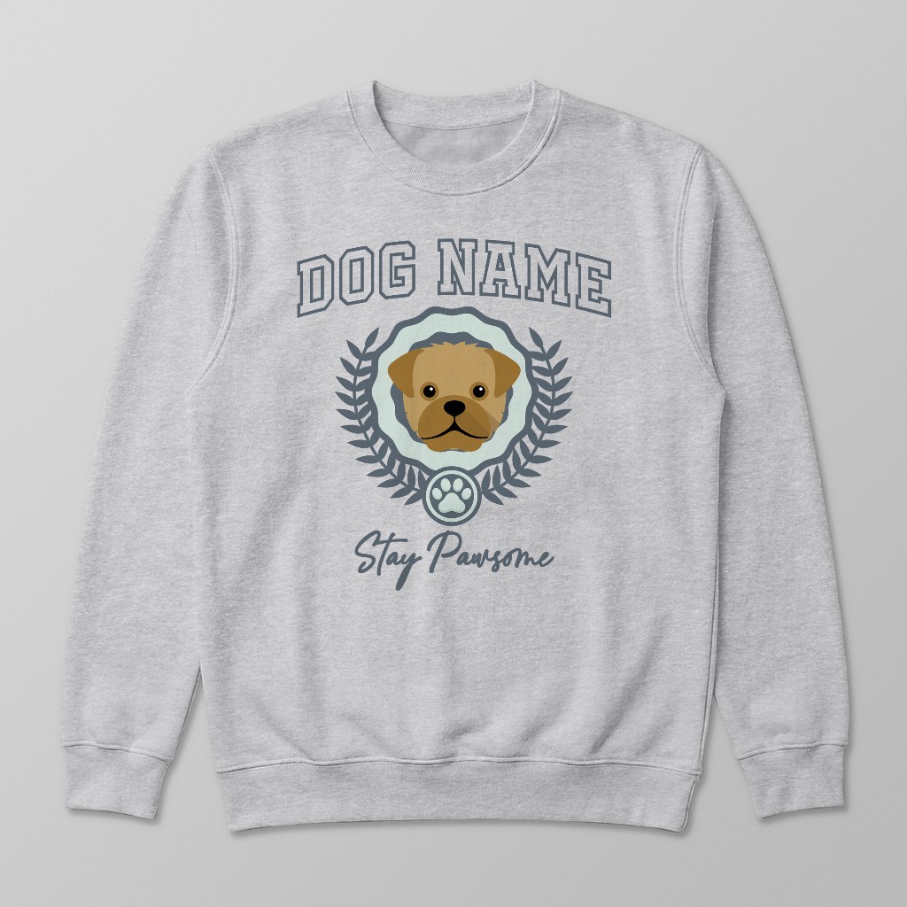 Stay Pawsome: Personalized {breedFullName} Sweatshirt