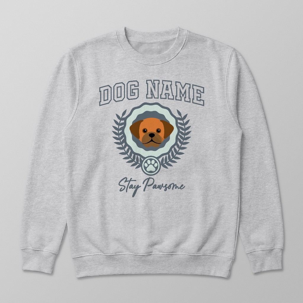 Stay Pawsome: Personalized {breedFullName} Sweatshirt