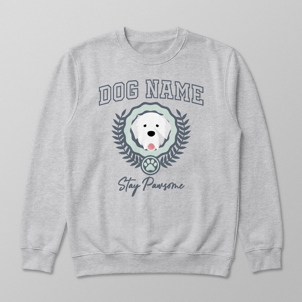 Stay Pawsome: Personalized {breedFullName} Sweatshirt