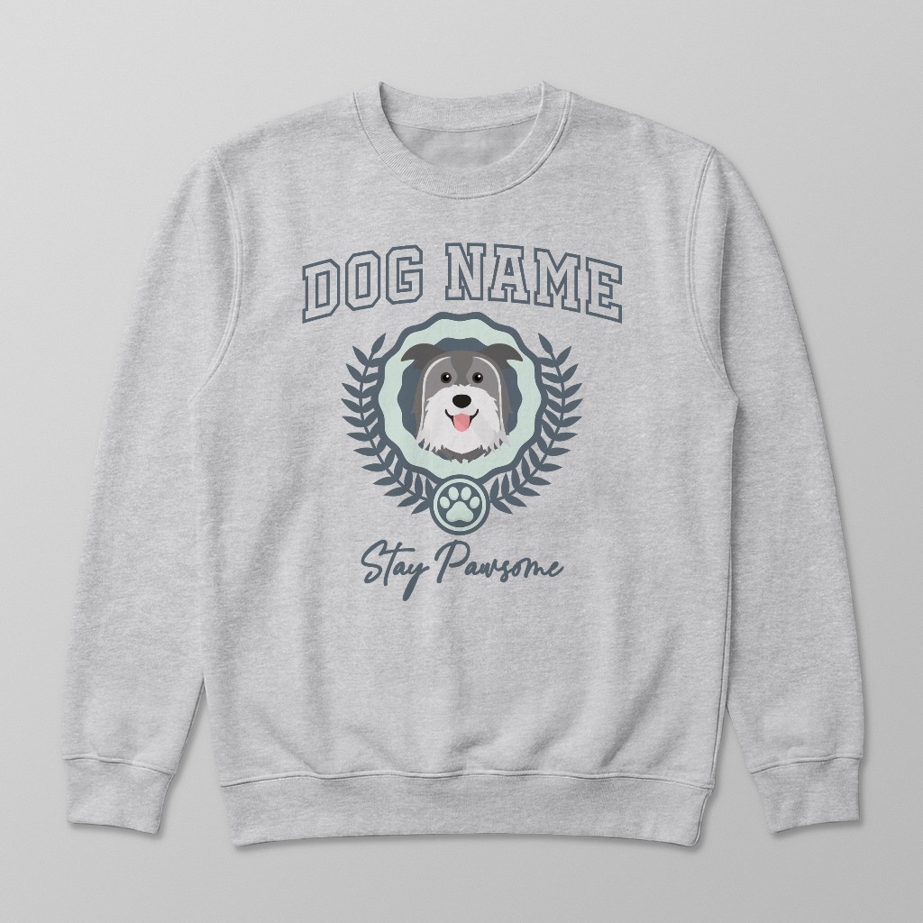Stay Pawsome: Personalized {breedFullName} Sweatshirt