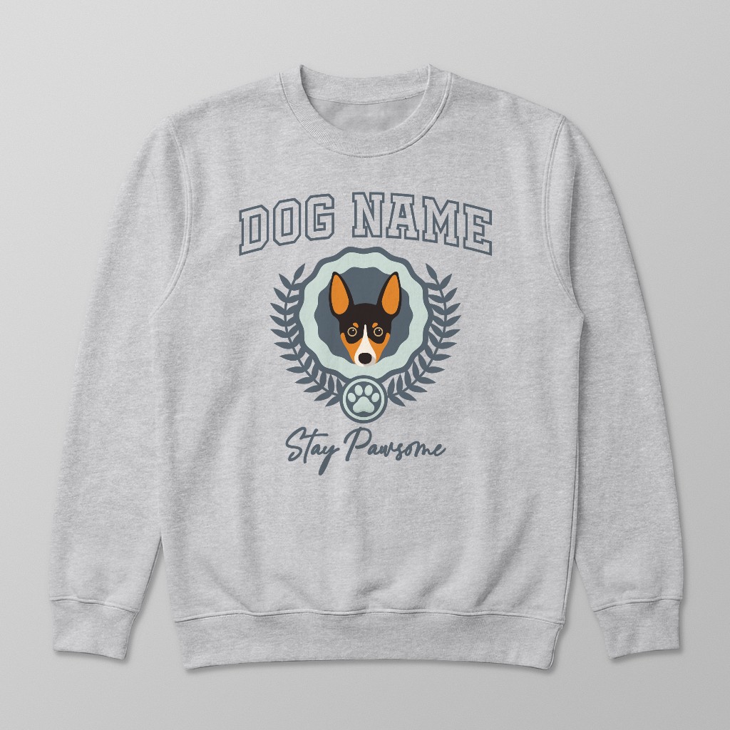 Stay Pawsome: Personalized {breedFullName} Sweatshirt