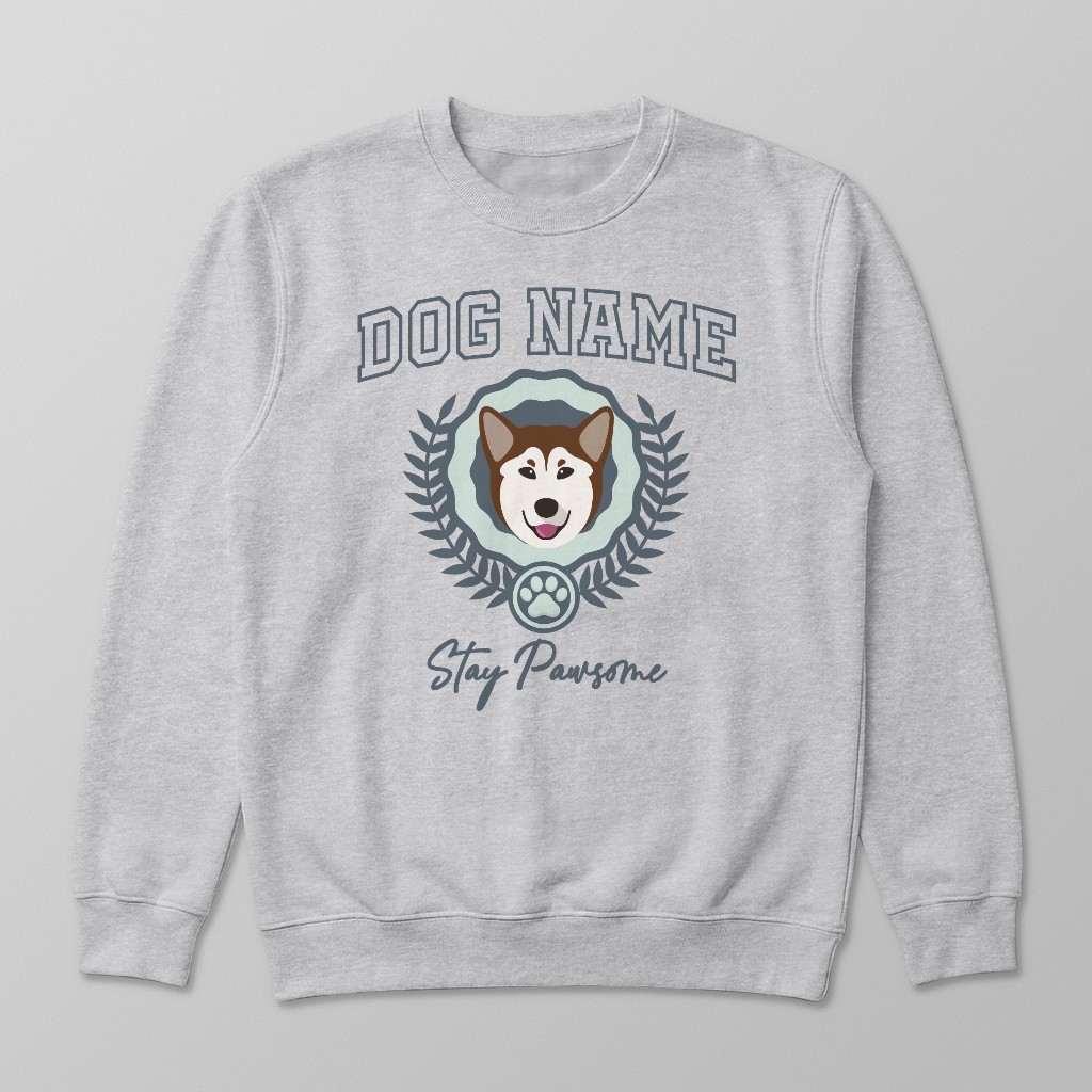 Stay Pawsome: Personalized {breedFullName} Sweatshirt