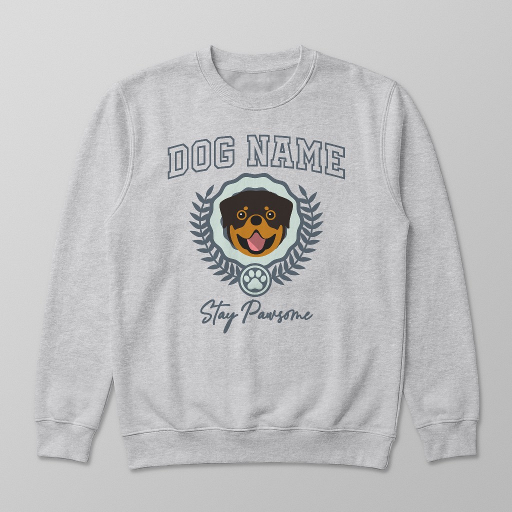 Stay Pawsome: Personalized {breedFullName} Sweatshirt
