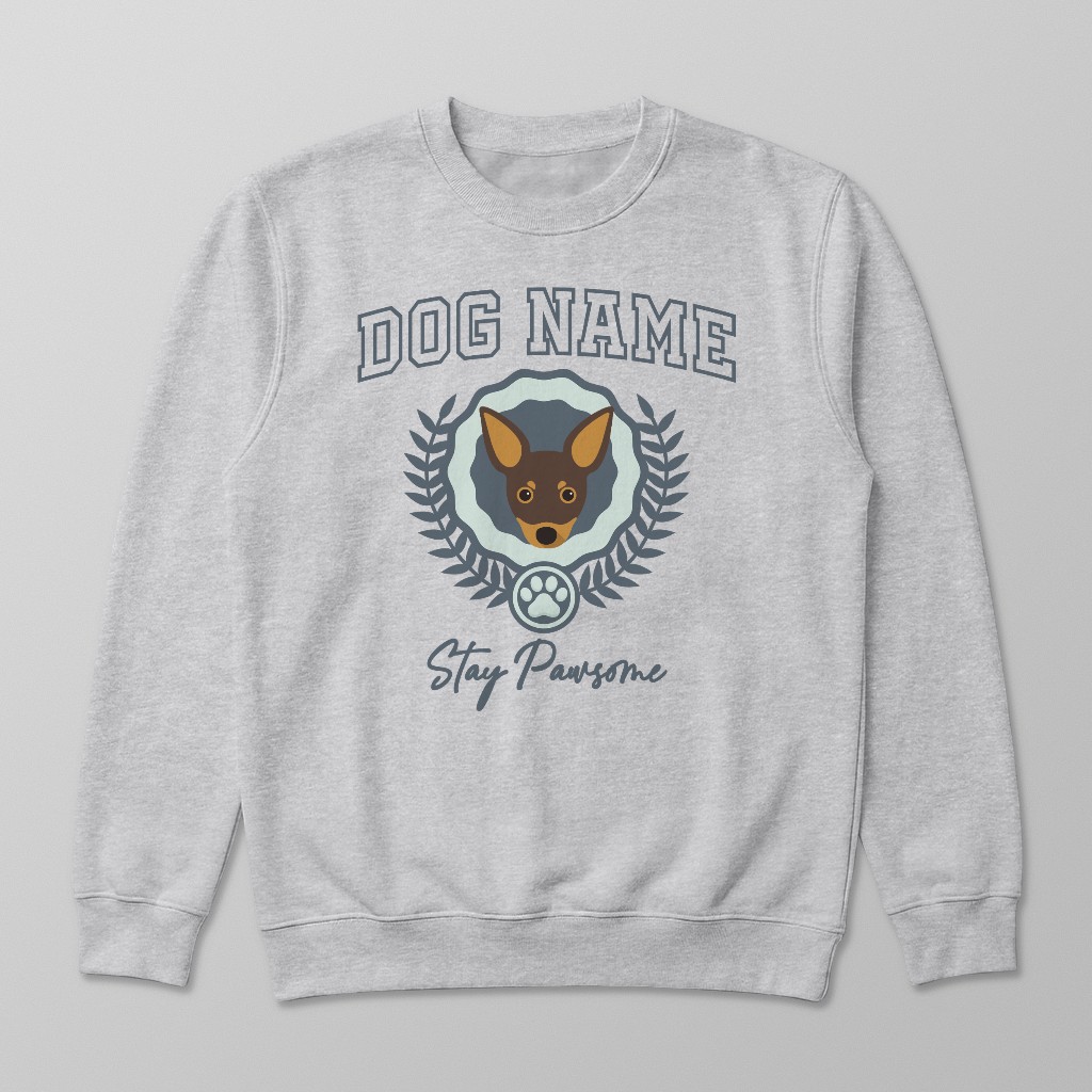 Stay Pawsome: Personalized {breedFullName} Sweatshirt