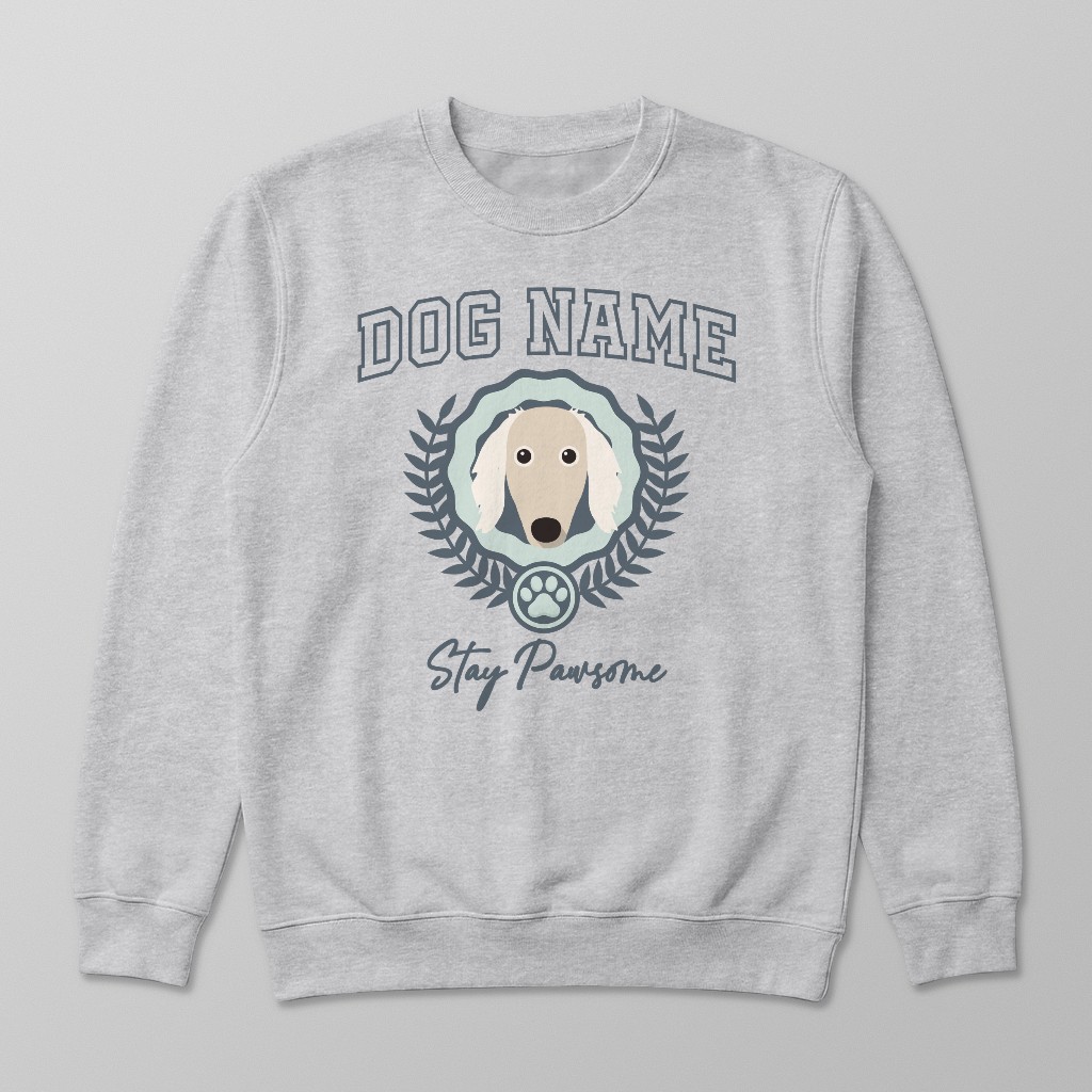 Stay Pawsome: Personalized {breedFullName} Sweatshirt