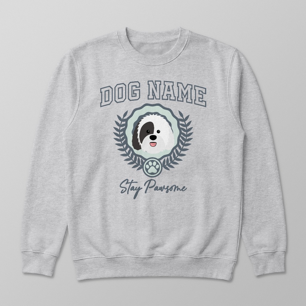 Stay Pawsome: Personalized {breedFullName} Sweatshirt