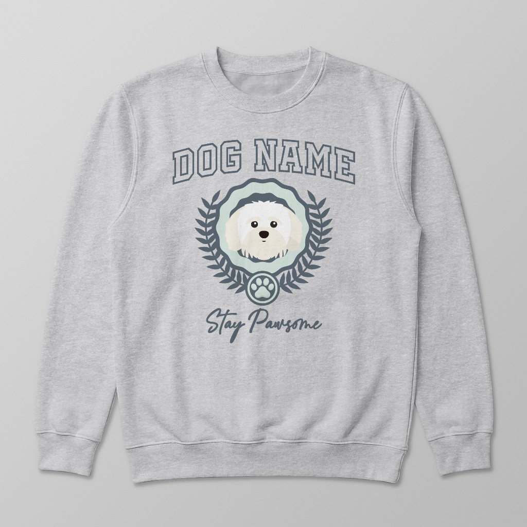 Stay Pawsome: Personalized {breedFullName} Sweatshirt