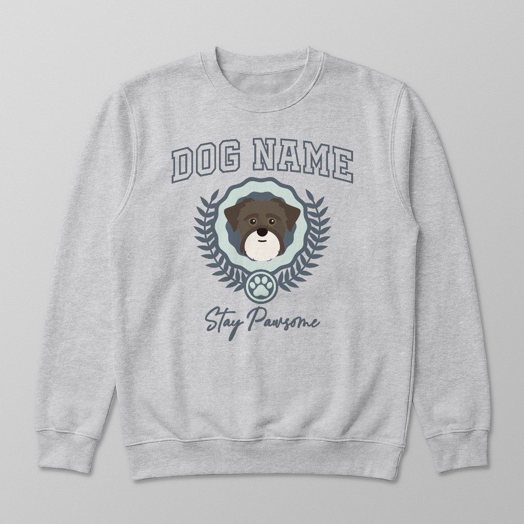 Stay Pawsome: Personalized {breedFullName} Sweatshirt