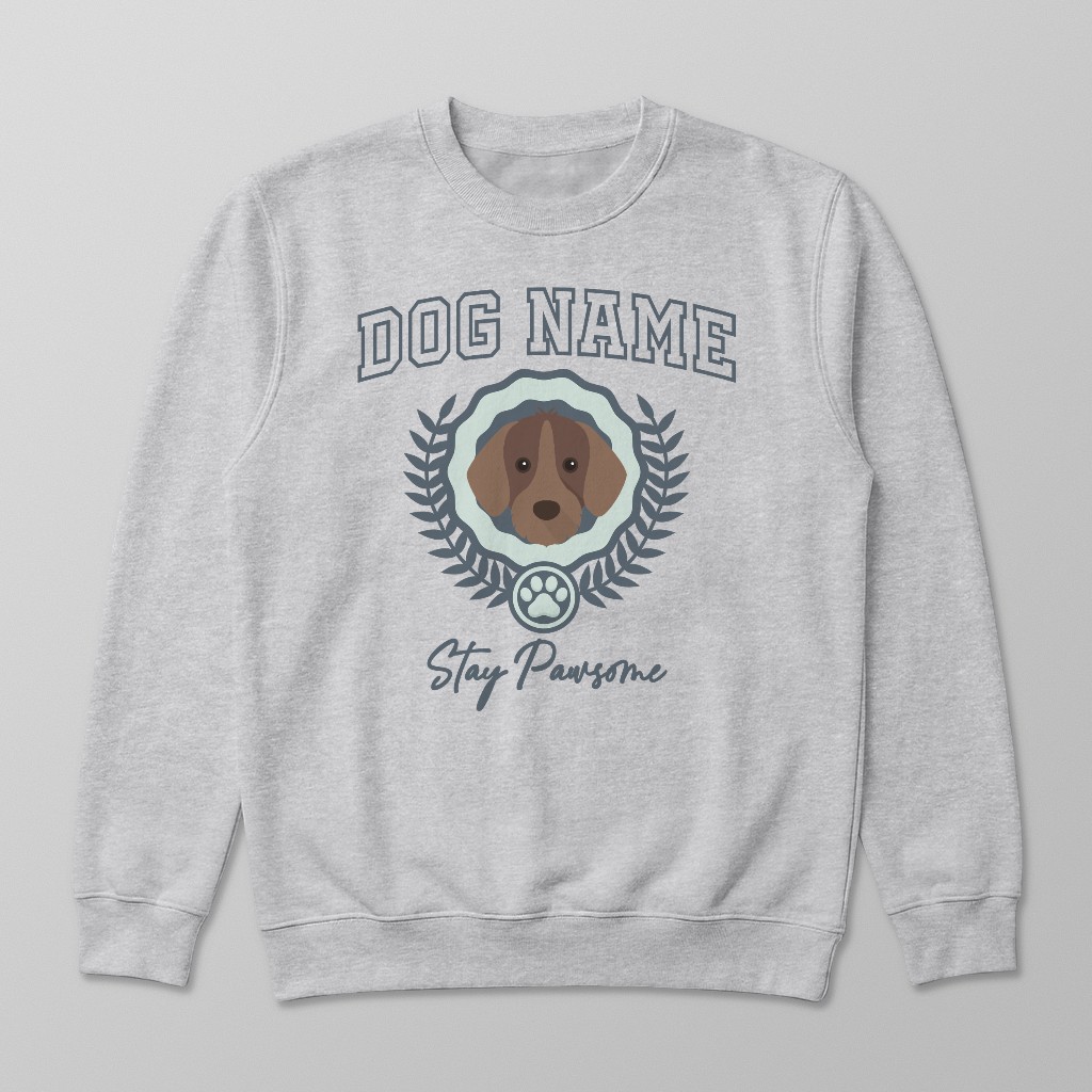 Stay Pawsome: Personalized {breedFullName} Sweatshirt
