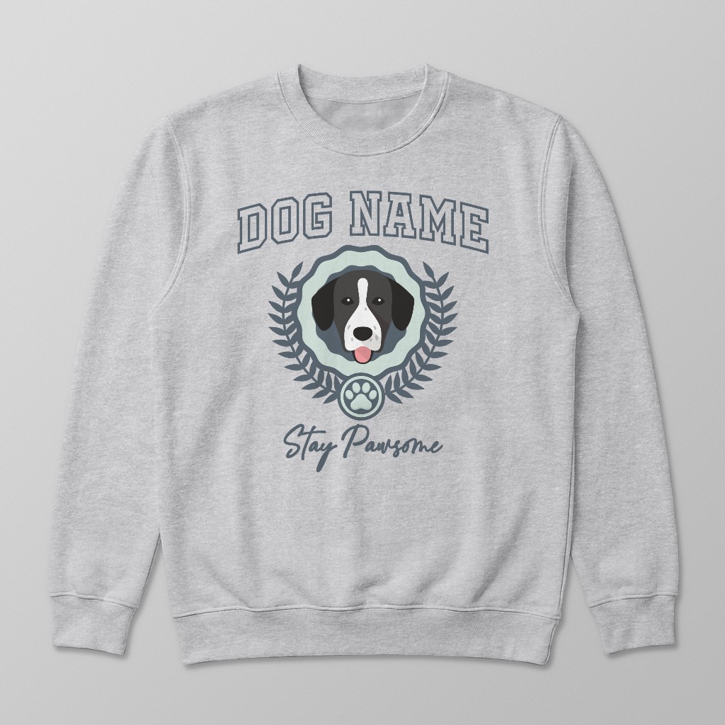 Stay Pawsome: Personalized {breedFullName} Sweatshirt