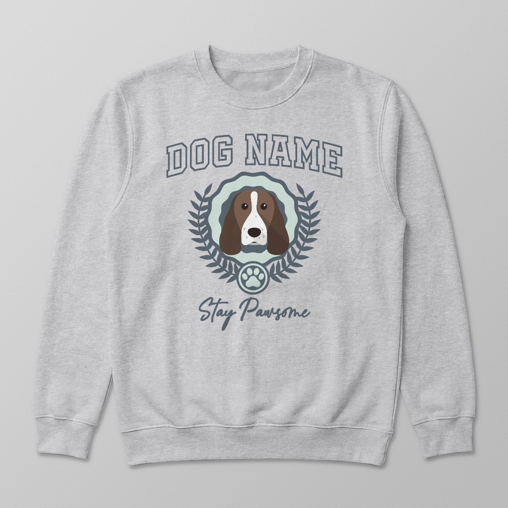 Stay Pawsome: Personalized {breedFullName} Sweatshirt