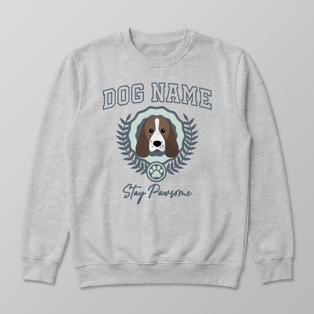 Stay Pawsome: Personalized {breedFullName} Sweatshirt