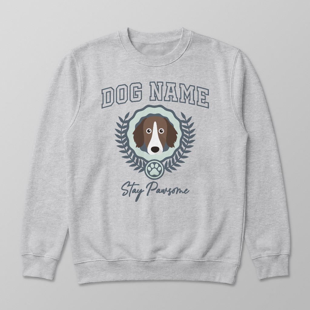Stay Pawsome: Personalized {breedFullName} Sweatshirt