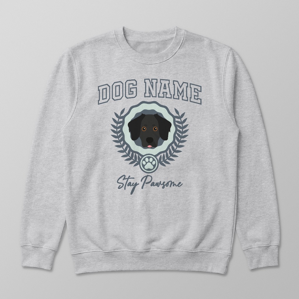 Stay Pawsome: Personalized {breedFullName} Sweatshirt