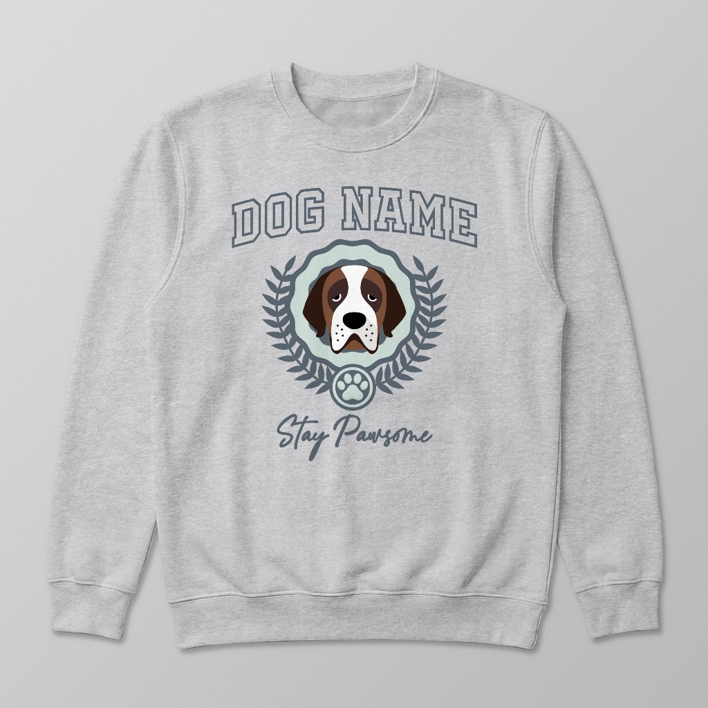 Stay Pawsome: Personalized {breedFullName} Sweatshirt